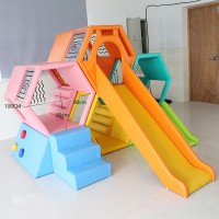 Cheap kids soft play indoor playground equipment soft play slide wholesale