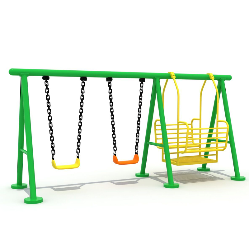 ZZRS manufacture hot selling kids outdoor swing set for backyard